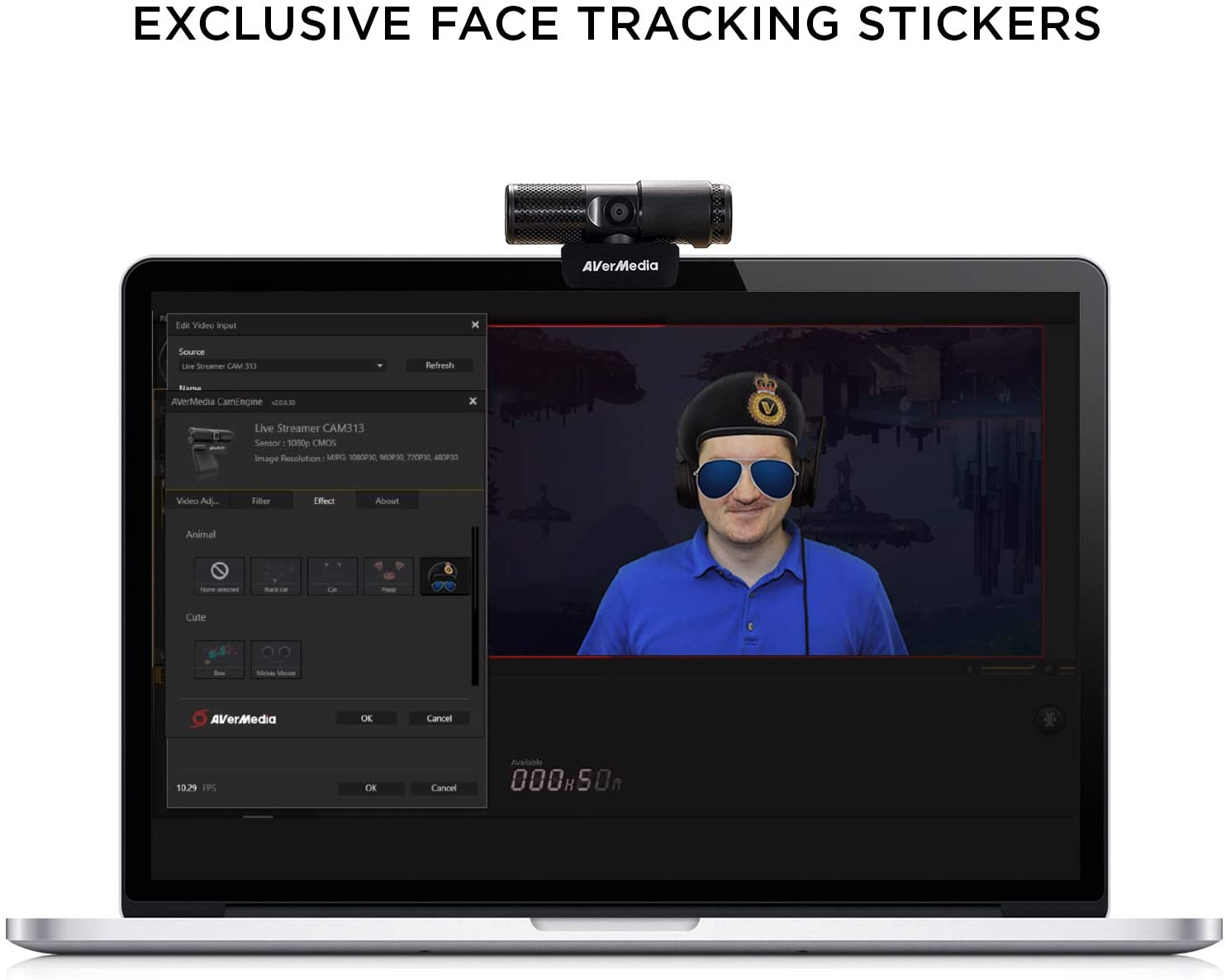 cam AverMedia Live Streamer CAM 313 PW313 Chính Hãng Giá Rẻ