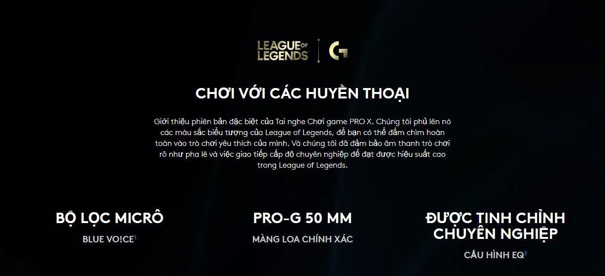 Logitech PRO X Gaming League of Legends