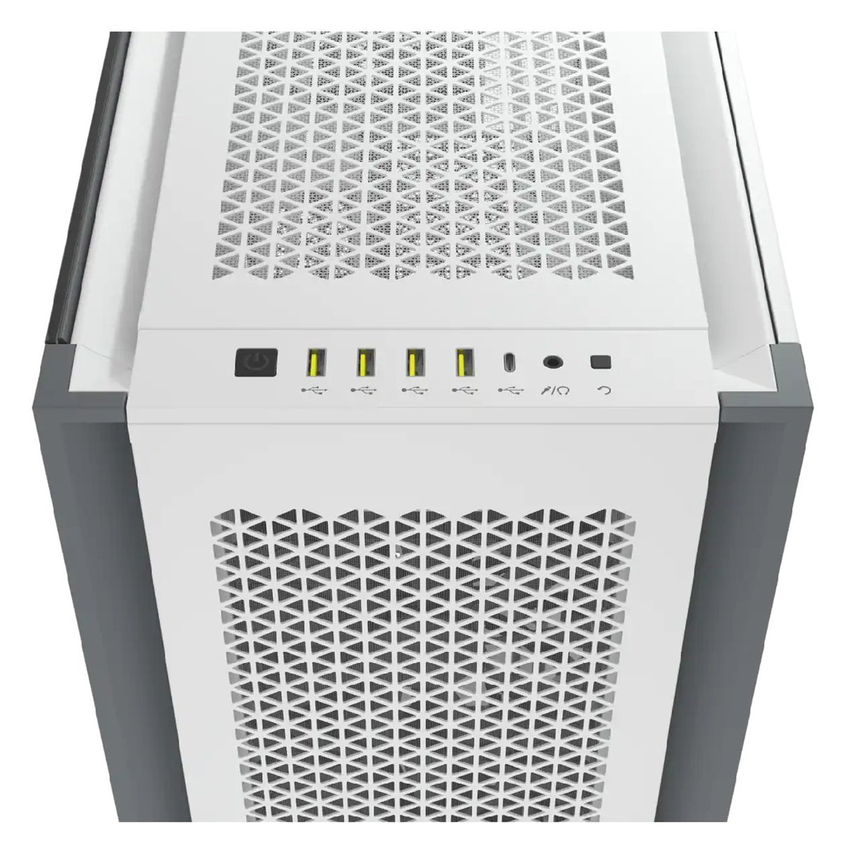 Vỏ Case Corsair iCUE 7000X RGB TG White (CC-9011227-WW) cổng kết nối