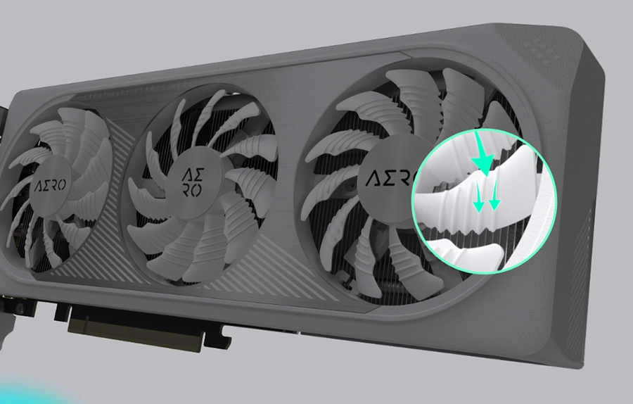 vga gigabyte geforce rtx 4060 aero oc 8g chinh hang 12